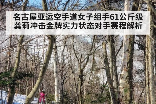 名古屋亚运空手道女子组手61公斤级龚莉冲击金牌实力状态对手赛程解析